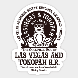 Las Vegas and Tonopah Railroad Sticker